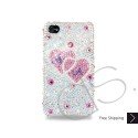Fall In Love Personalized Swarovski Crystal Bling iPhone Cases  - Pair