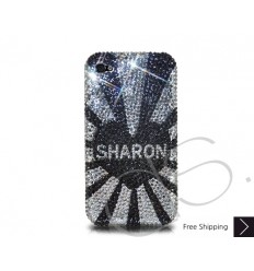 Initials Series Personalized Bling Swarovski Crystal Phone Case - Sharon