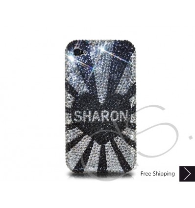 Initials Series Personalized Bling Swarovski Crystal Phone Case - Sharon