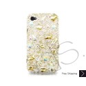 Diamond Scattered Swarovski Crystal Bling iPhone Cases  - Yellow