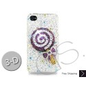Lollipop Swarovski Crystal Bling iPhone Cases  - Purple