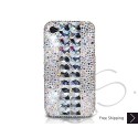 Cubical Silver Swarovski Crystal Bling iPhone Cases 
