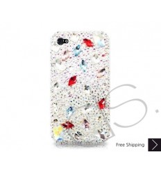 Diamond Scattered Bling Swarovski Crystal Phone Cases - White