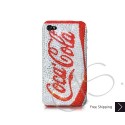 Coca Cola Red Swarovski Crystal Bling iPhone Cases 