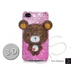 Review for Bear 3D Swarovski Crystal Bling iPhone Cases - Brown