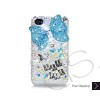 Review for Cubical Ribbon Swarovski Crystal Bling iPhone Cases - Blue
