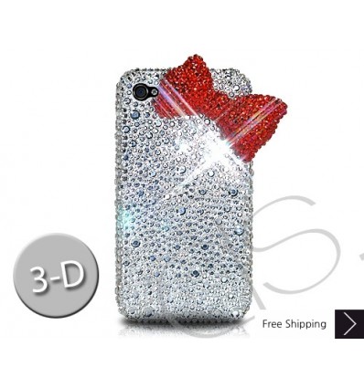 Red Ribbon Crystallized Swarovski iPhone Case  