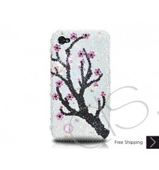 Plum Flower Crystallized Swarovski iPhone Case