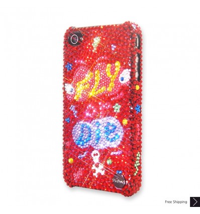 Fly Or Die Crystal iPhone Case