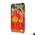 Chinese Lantern Swarovski Crystal Bling iPhone Cases 