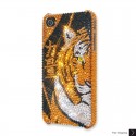 Tiger Power Swarovski Crystal Bling iPhone Cases 