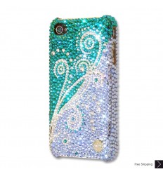 Dancing Green Swarovski Crystal Bling iPhone Cases 