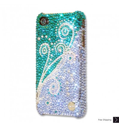 Dancing Green Crystal iPhone Case