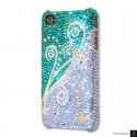 Dancing Green Swarovski Crystal Bling iPhone Cases 