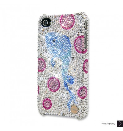 Fish and Bubbles Crystal iPhone Case