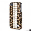 Leopard Cubic Swarovski Crystal Bling iPhone Cases 