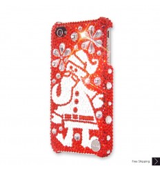 Snowflake Santa Swarovski Crystal Bling iPhone Cases 