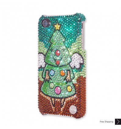 Angel Christmas Tree Crystal Phone Case