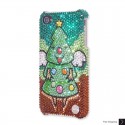 Angel Christmas Tree Swarovski Crystal Bling iPhone Cases 