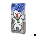 Christmas Angel Snowman Swarovski Crystal Bling iPhone Cases 