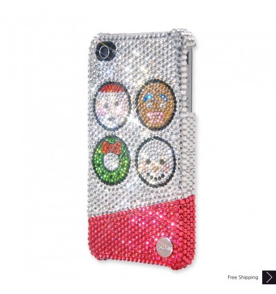 Happy Santa Crystal Phone Case