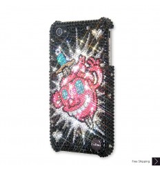 Glowing Hearts Crystal Phone Case