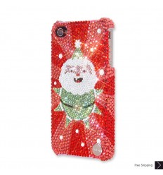 Cute Santa Crystal Phone Case