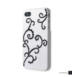 Elegant Heart Crytal Phone Case