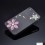 Floral Drops Crystal Phone Case