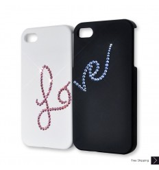 Love Swarovski Crystal Bling iPhone Cases - Couple Set