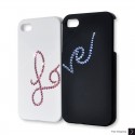 Love Swarovski Crystal Bling iPhone Cases - Couple Set